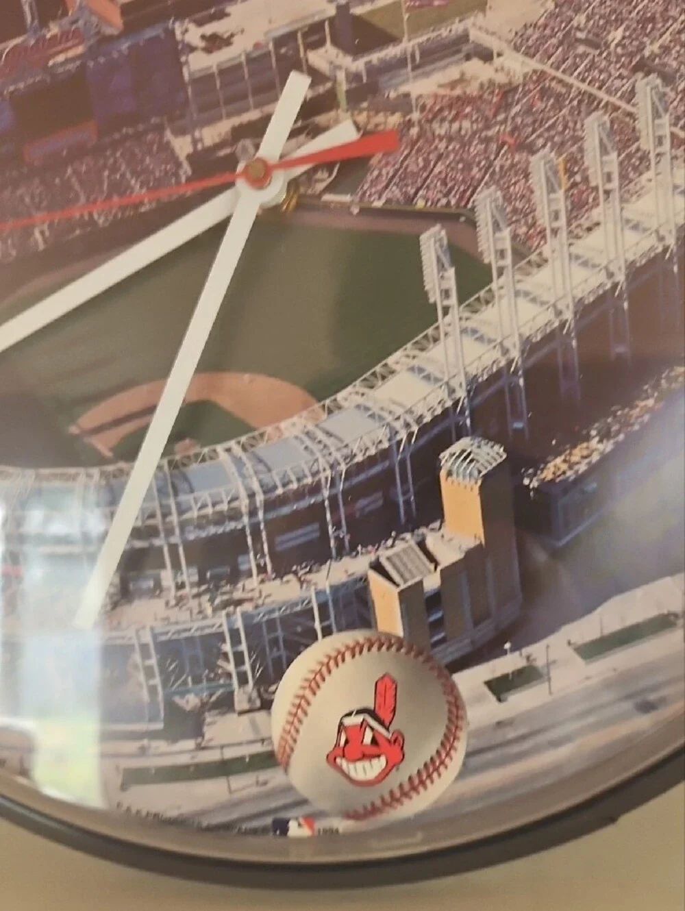 Cleveland Baseball Stadium Plastic Wall Clock, Jacob's Field, 13